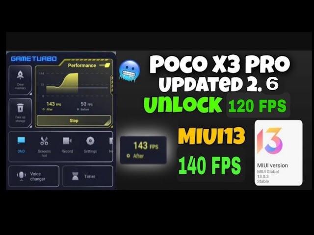 How to Enable 120 FPS Poco X3 Pro 2023  Poco X3 Pro 120 FPS Enable | Fix Lag Poco X3 Pro PUBG