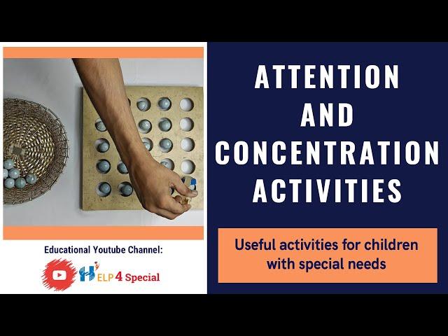 Attention and Concentration Activities for Autism | Help 4 Special