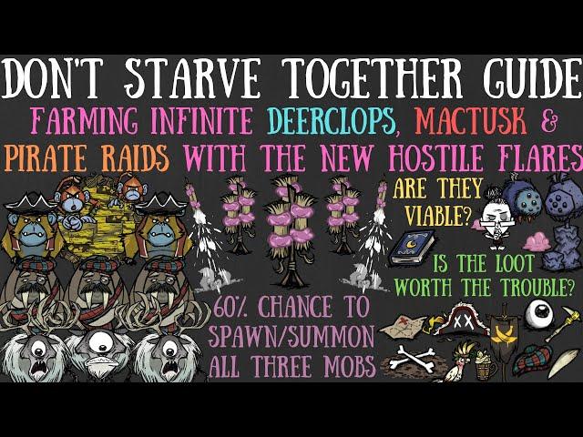 Farm infinite Deerclops/more with NEW Hostile Flares - Wickerbottom Rework - Don't Starve Together