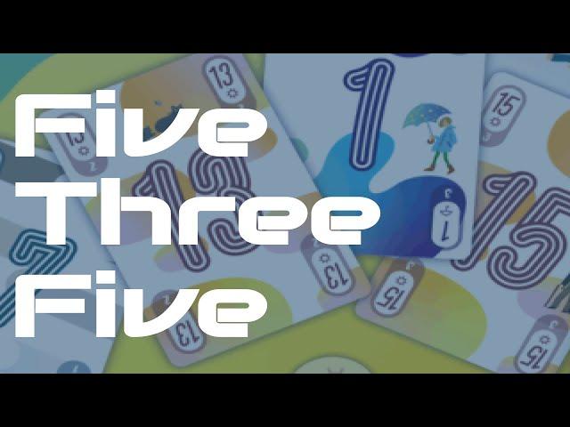 How to Play Five Three Five | a hand shedding and climbing card game