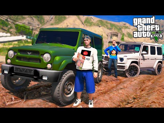 УАЗ ХАНТЕР ПРОТИВ НОВОГО ГЕЛИКА! ОФФ-РОАД ПРОВЕРКА! - РЕАЛЬНЫЕ ПАЦАНЫ В GTA 5