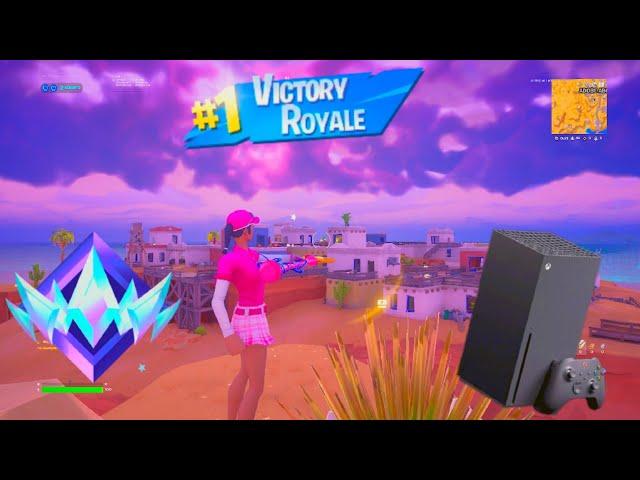 Fortnite Unreal Ranked Reload Xbox Series X Controller Gameplay ( 4K 120FPS )