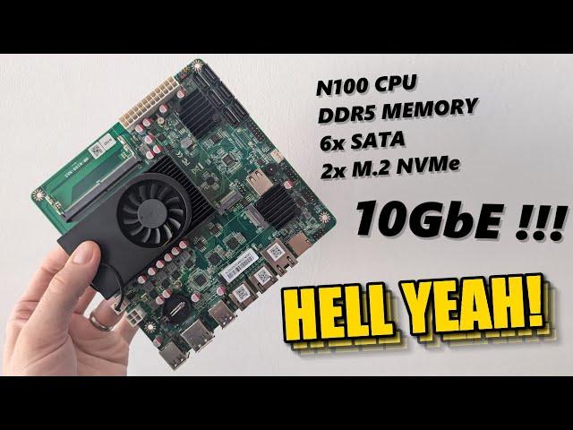 MW-N100-NAS 10GbE 6-Bay NAS Board Review