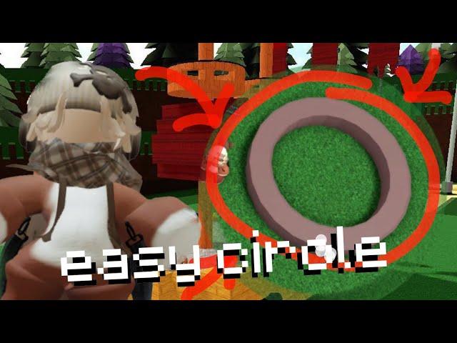 Как построить КРУГ в Build a boat for treasure??