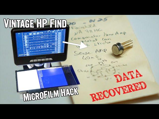 Cobbling together a microfilm reader to explore a promising vintage microfiche find.