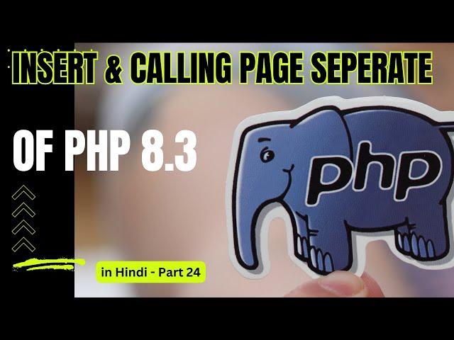 PHP & MySQLi for Web Development - Insert & Calling Record PHP + Mysql  - Part 24