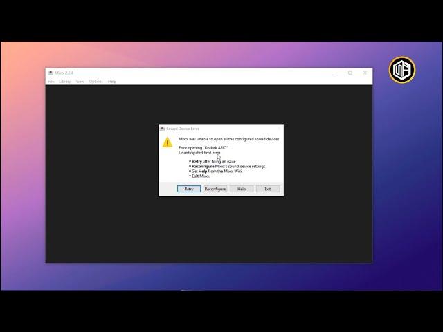 How to Fix Mixxx was unable to open all the configured sound devices
