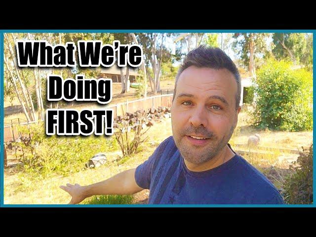 What I'm Doing First - 1st Official Video for Our New Homestead Channel