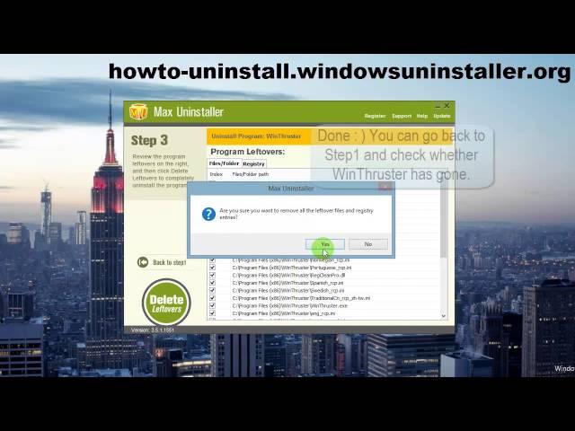 How to Fully Remove WinThruster without Troubles?