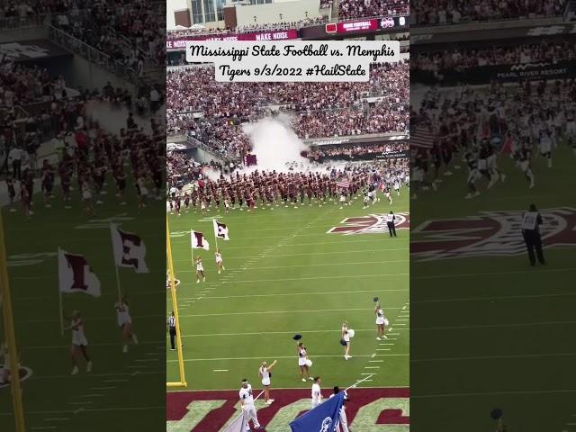 Mississippi State Football vs. Memphis Tigers 9/3/2022 #HailState @hailstate