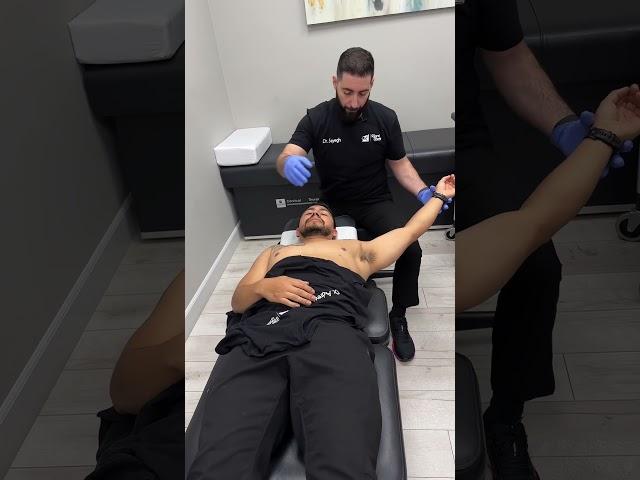 *Strained Pectoralis Muscle* Part 1: Full treatment on Dr. Andrew by the King of Cracks, Dr. Sayegh