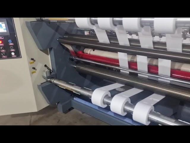 WFQ 1600A computer paper roll slitting rewinder machine second machine test 2