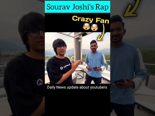 Sourav Joshi New Rap? News By "You News Tuber" #souravjoshivlogs