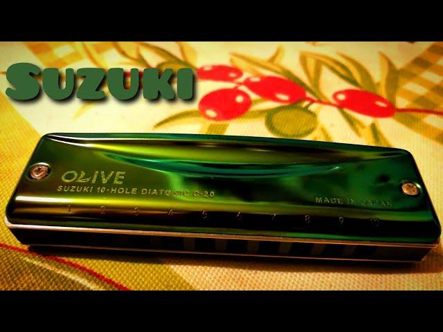 Губная гармошка "Suzuki Olive" обзор!