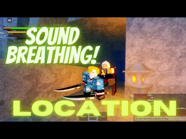 The Best Sound Breathing Showcase in Roblox Demon Slayer!