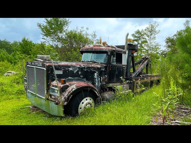 ABANDONED TOW TRUCK! WILL IT START?