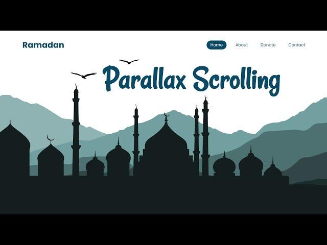 How to Make Parallax Scrolling Website in Html CSS & Javascript