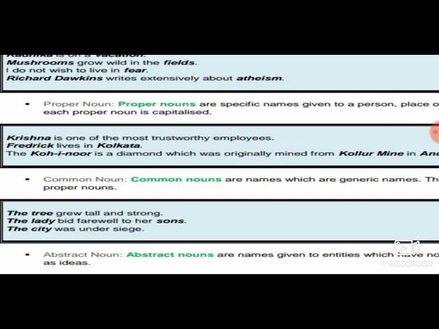 English - Noun | Class 7 | BMHS | Saptarshi Kar