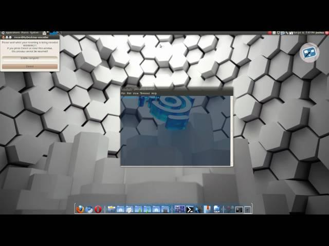 How To Record High Quality Screen Casts (With Sound) | Desktop Record | Ubuntu Linux [Full 1080p]