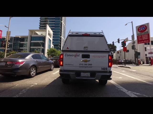 Osmo car mount test on the Bay Bridge