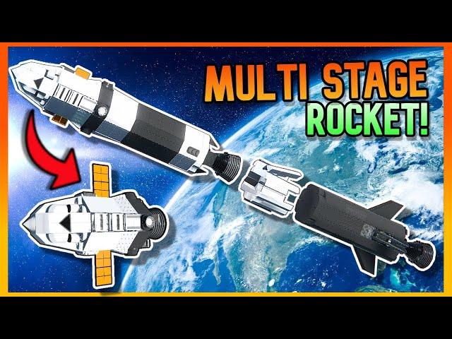 I Built A 'MULTISTAGE' Rocket For My SPACE SET! | Trailmakers Showcase