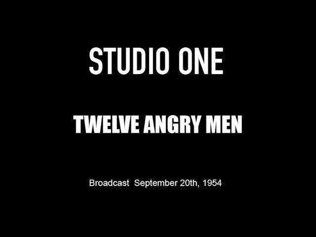 LIVE TV RESTORATION: Twelve Angry Men - Studio One (Original 1954 Broadcast)