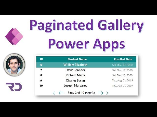 Power Apps Gallery Pagination