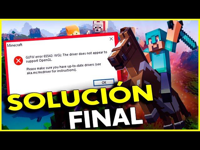  how to fix Minecraft Launcher GLFW ERROR 65542 error |FINAL METHOD 2022-2023-2024