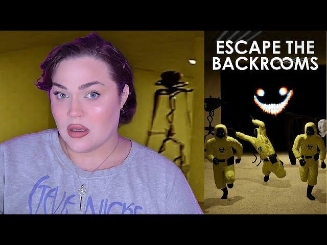 oops I fell into the BACKROOMS lol!! Escape the Backrooms | Scream Stream LIVE