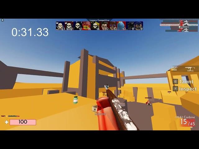 1:06, Matrix Speedrun... | Roblox Arsenal Speedrun