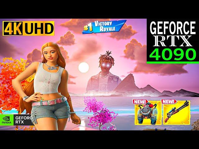 Fortnite JUICE WRLD Update Gameplay | RTX 4090 4K Max Graphics + RTX ON | Part #2  #fortnite