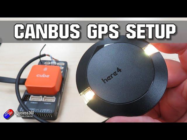 Setup and configure a CANBus GPS in Mission Planner: Here4 setup guide