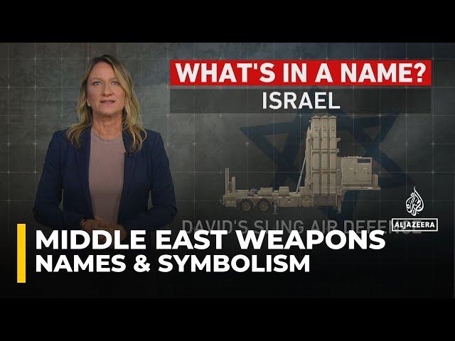 What's in a Name? The symbolism behind Middle Eastern weaponry | Explainer