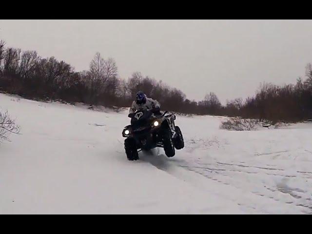 ATV Omsk  Зимнее бездорожье