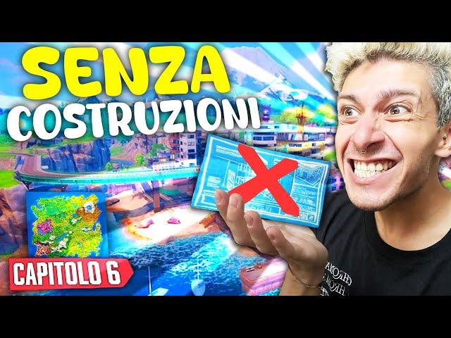 PROVO FORTNITE SENZA COSTRUZIONI E DEGENERA TUTTO !!