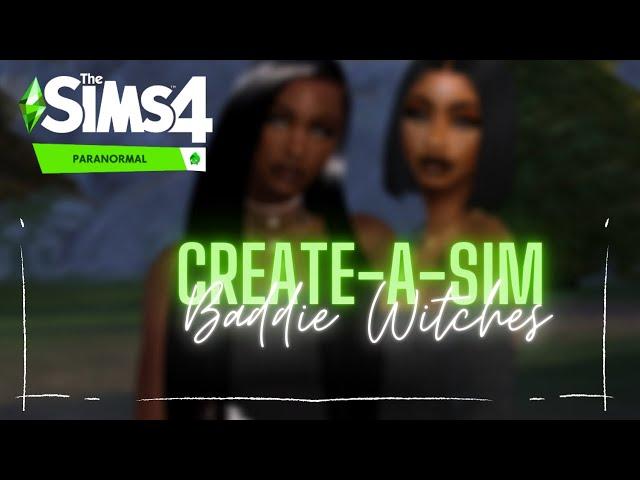 Sims 4 Create A Sim | Supernatural Baddies | Full CC List Included