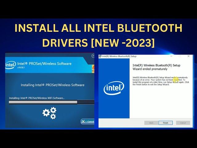 How to Download & Install All Intel Bluetooth Driver for Windows 10/11/7/8/8.1