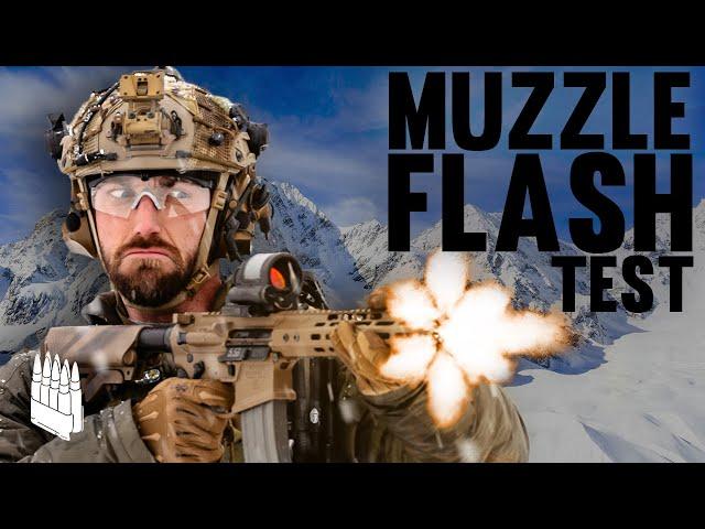 Will Your Muzzle Device Cost You Your Life? Muzzle Flash Test (A2, Surefire, Deadair, HUXWRX, etc)