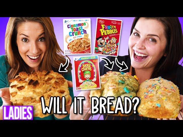 Will It Bread? // Taste Test Using Our Favorite Childhood CEREAL!