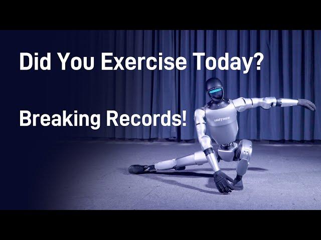 Did you exercise today? G1 Humanoid Robot Achieves a Jump Distance/Height Ratio of Over 1!