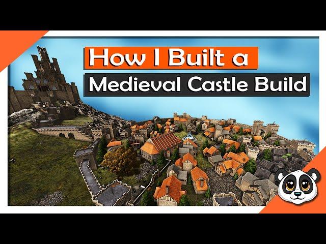 How I Built A Medieval Castle Build | ARK: Building w/ Fizz