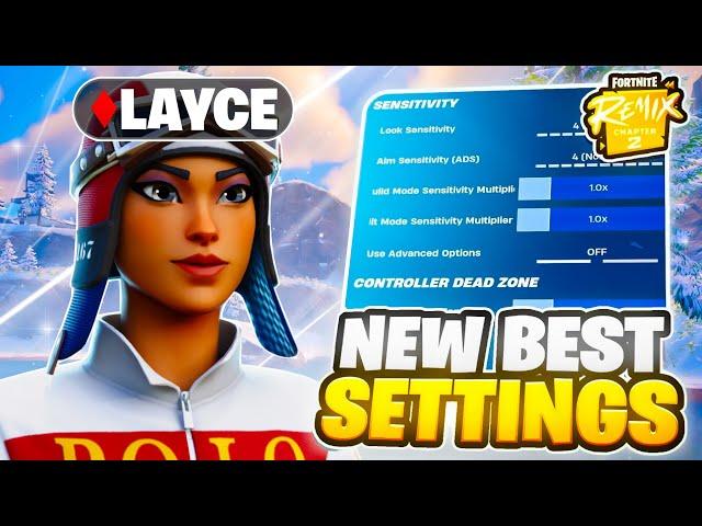 *NEW* Best Controller Settings + Sensitivity For Fortnite Chapter 2! (PS4/PS5/XBOX/PC)