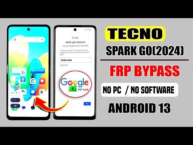 Frp Unlock FREE ️ Tecno Spark Go (2024) Google Account Remove ️ Tecno Spark Go (2024) FRP Bypass