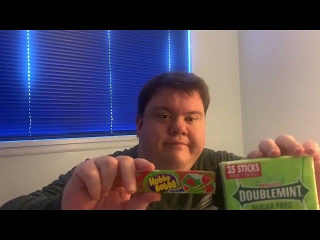 ASMR LOUD GUM CHEWING GUM SNAPPING