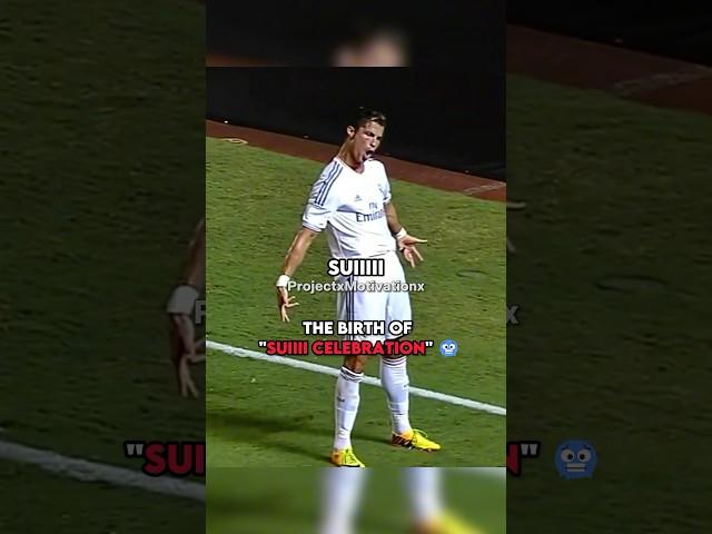 The Origin Of Ronaldo’s Iconic SIU Celebration! #shorts #ronaldoedit