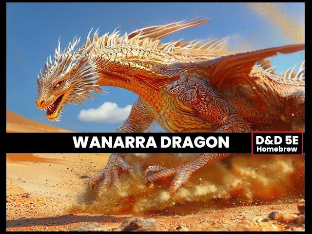 Wanarra Dragon - Creatures of Osse - Forgotten Realms Homebrew