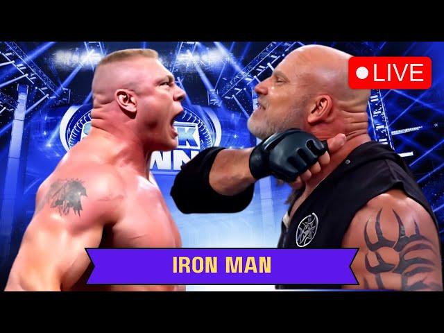 FULL MATCH Goldberg vs Brock Lesnar wwe 2k24 wrestling IRON MAN Live