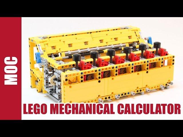 Lego Technic - Mechanical Calculator By Nico71