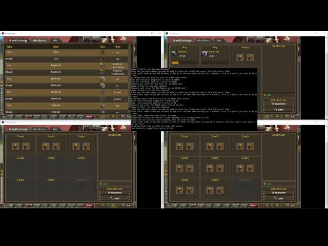 Creating a Runescape bot with python - Running the bot for 40 minutes