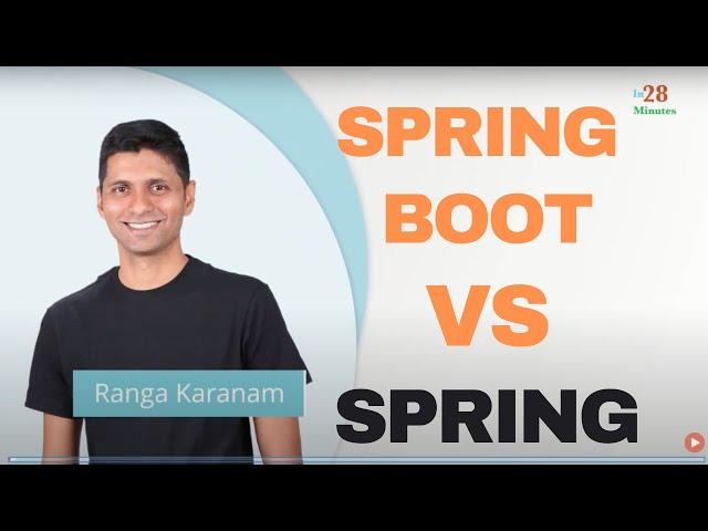 SPRING BOOT Vs SPRING - A Comparison